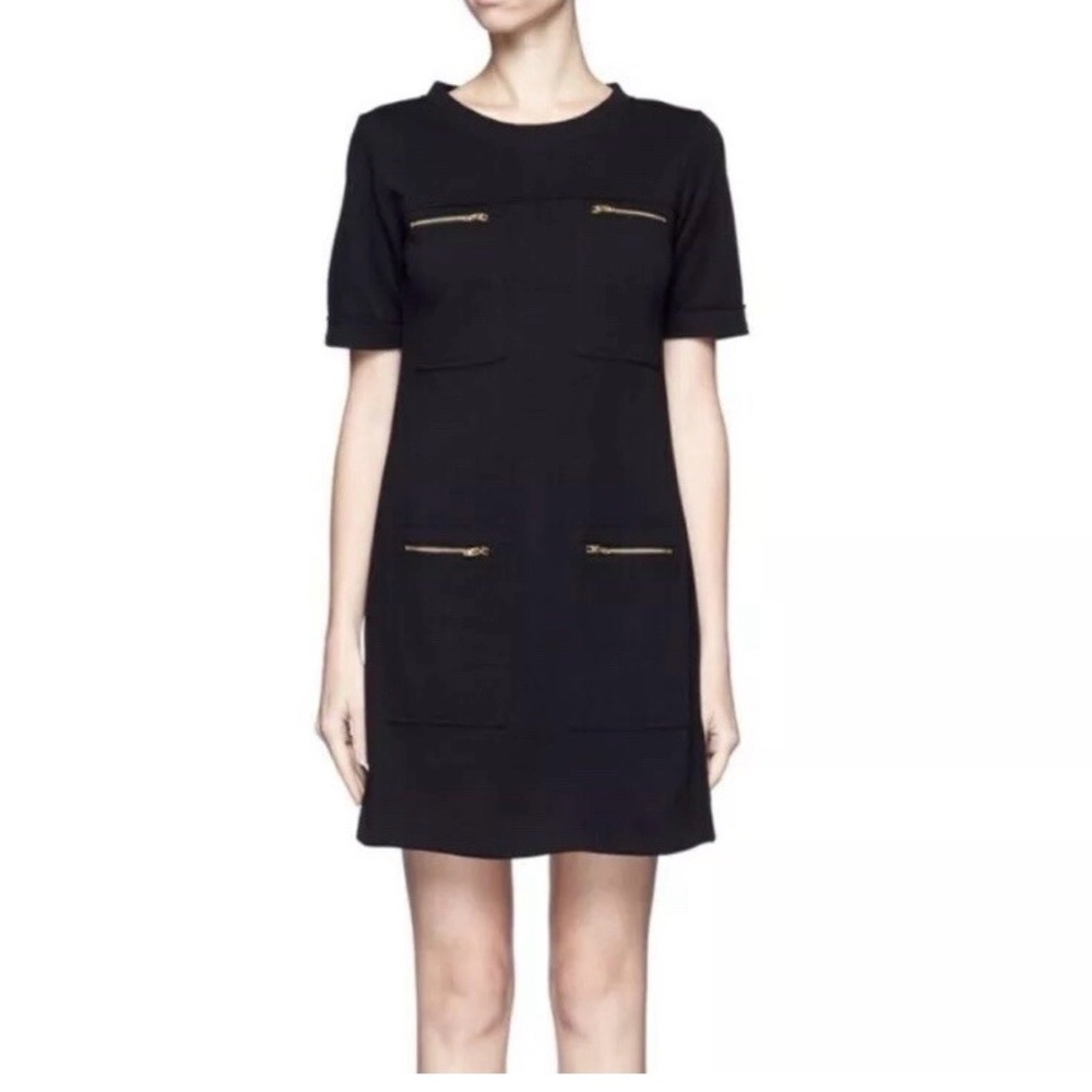JCrew Elegant Black Dress with Gold Accents…136